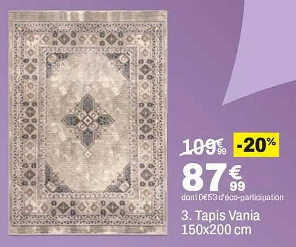 3. Tapis Vania 150x200 cm