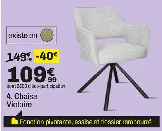 4. Chaise Victoire