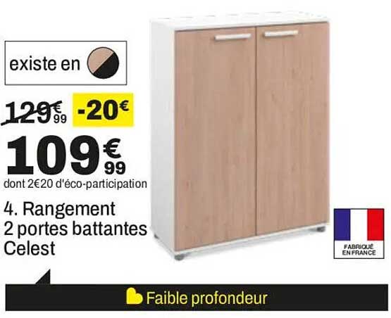 4. Rangement 2 portes battantes Celest