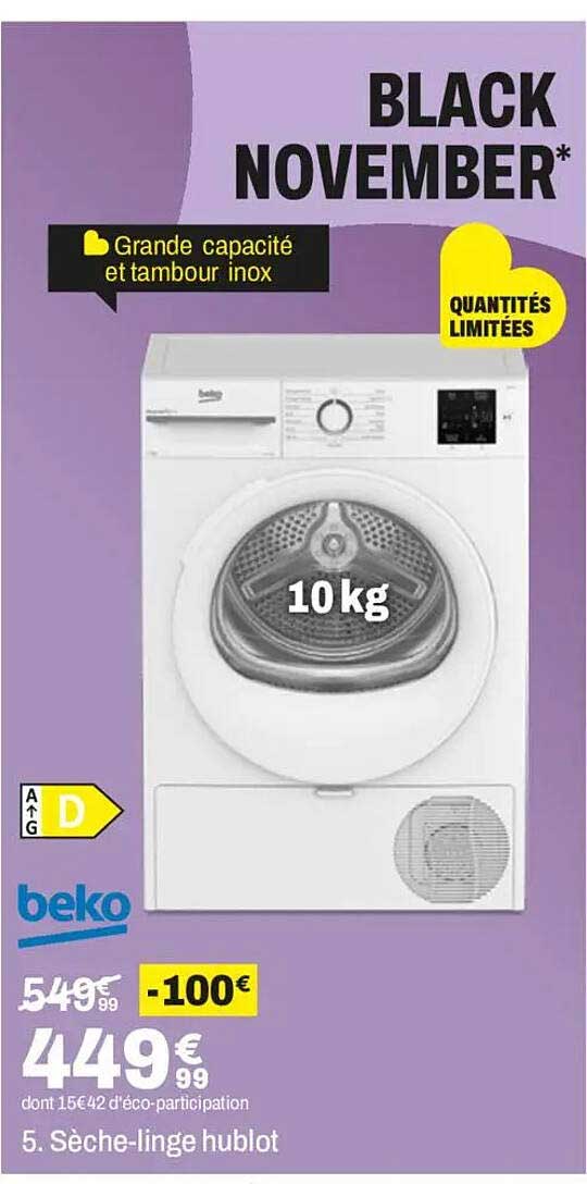 5. Sèche-linge hublot