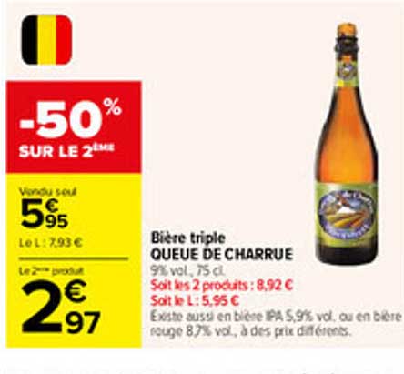 -50% SUR LE 2ÈME