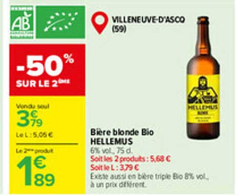 -50% SUR LE 2ème