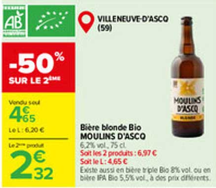 -50% SUR LE 2ème