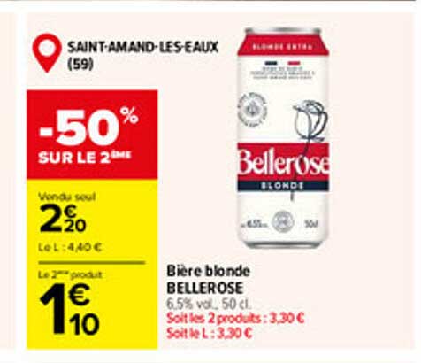 -50% SUR LE 2ÈME