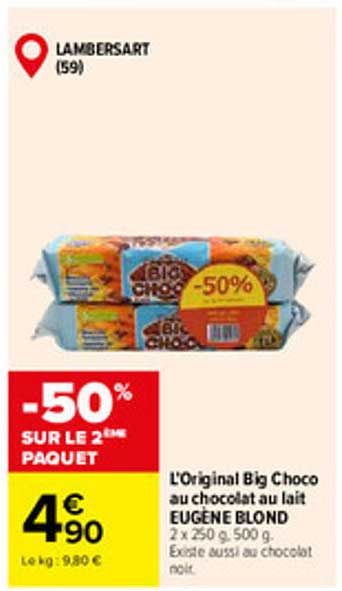-50% SUR LE 2ÈME PAQUET