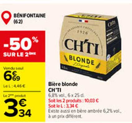 -50% SUR LE 2ème