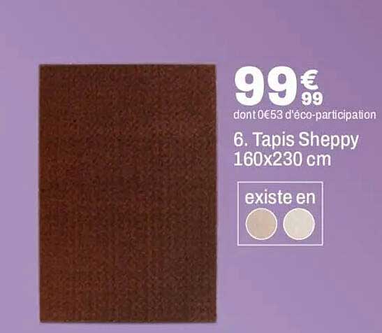 6. Tapis Sheppy 160x230 cm