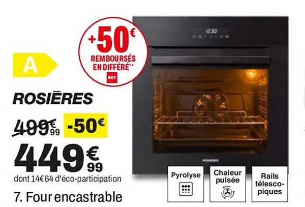 7. Four encastrable