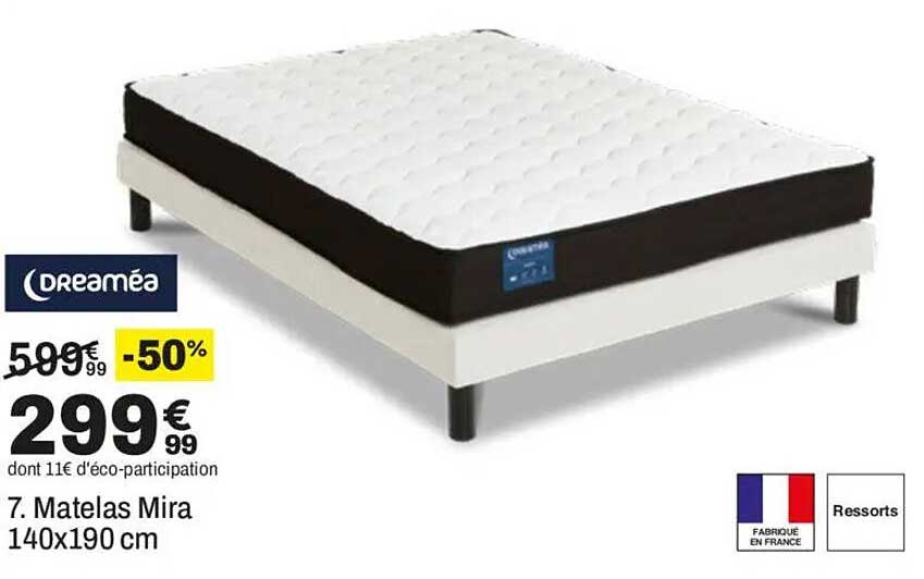 7. Matelas Mira 140x190 cm