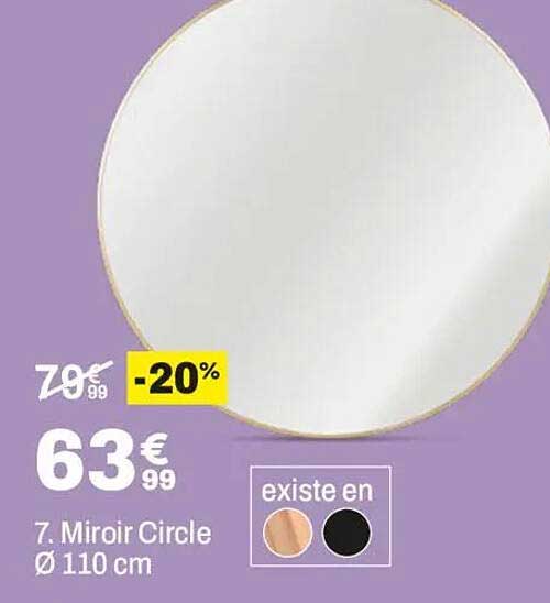 7. Miroir Circle Ø 110 cm
