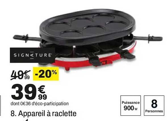 8. Appareil à raclette