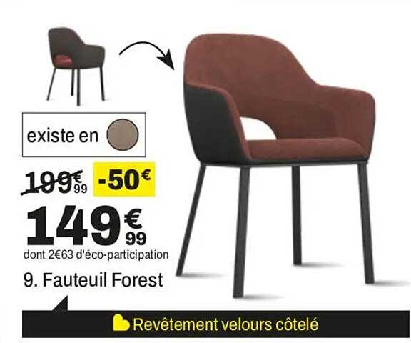 9. Fauteuil Forest