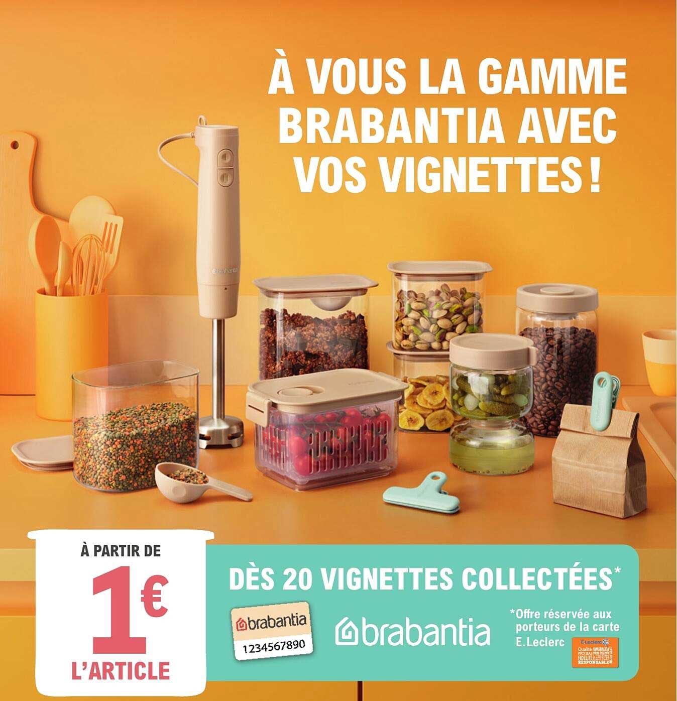 À VOUS LA GAMME BRABANTIA AVEC VOS VIGNETTES !
