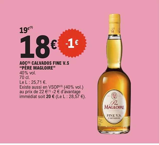 AOC CALVADOS FINE V.S “PÈRE MAGLOIRE”
