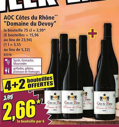 AOC Côtes du Rhône** "Domaine du Devoy"