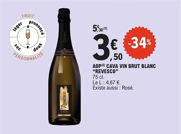 AOP CAVA VIN BRUT BLANC “REVESCO”