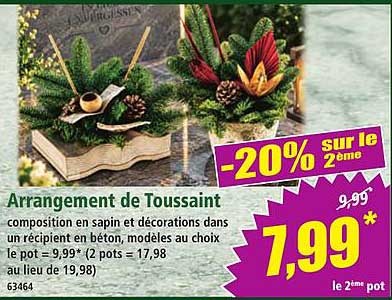 Arrangement de Toussaint