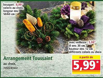 Arrangement Toussaint