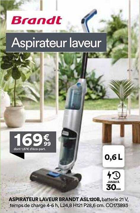 Aspirateur laveur