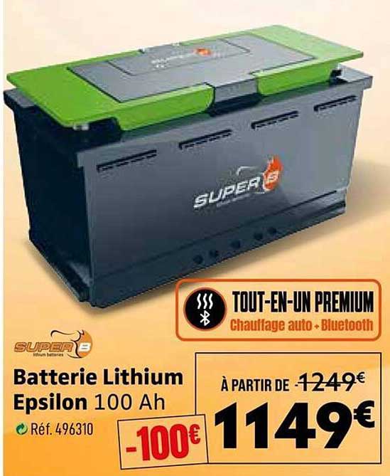 Batterie Lithium Epsilon 100 Ah