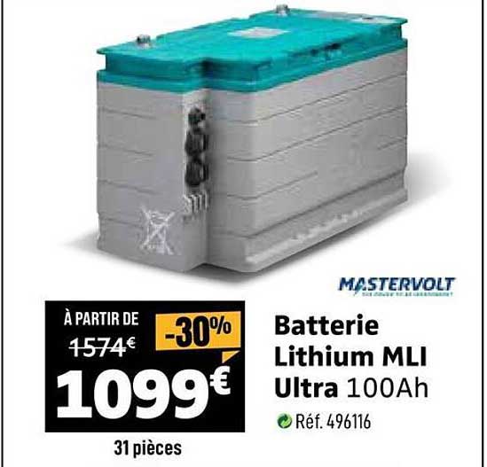 Batterie Lithium MLI Ultra 100Ah