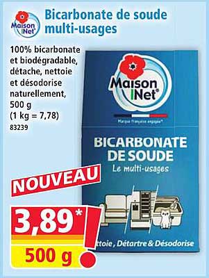 Bicarbonate de soude multi-usages