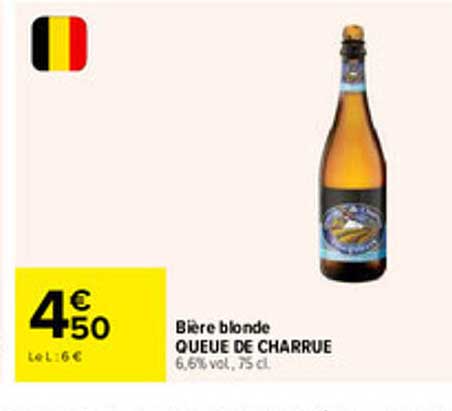 Bière blonde QUEUE DE CHARRUE