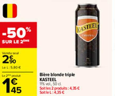 Bière blonde triple KASTEEL
