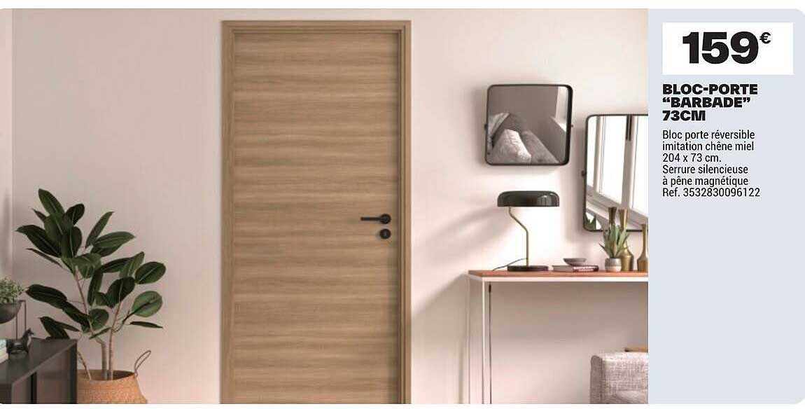 BLOC-PORTE “BARBADE” 73CM