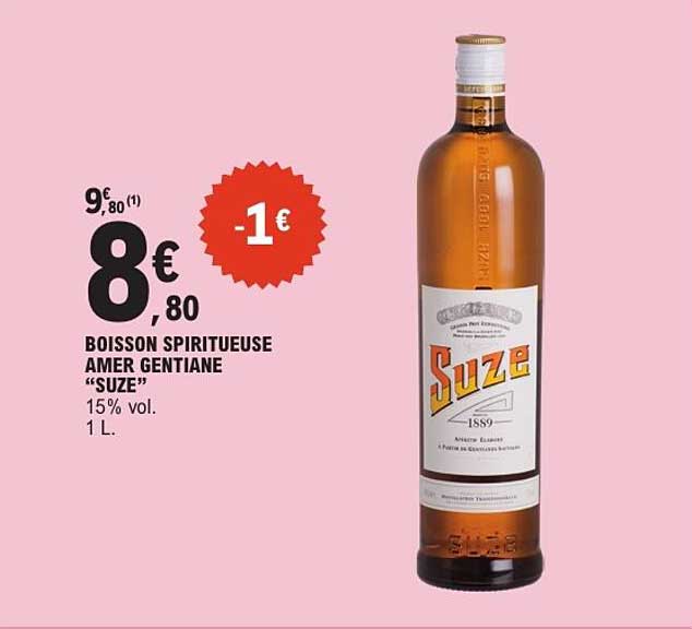 BOISSON SPIRITUEUSE AMER GENTIANE “SUZE”