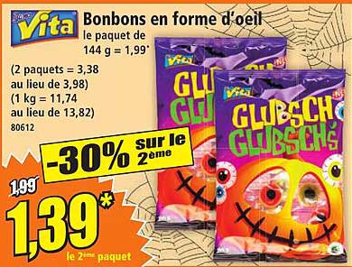 Bonbons en forme d'œil