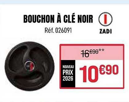 BOUCHON À CLÉ NOIR