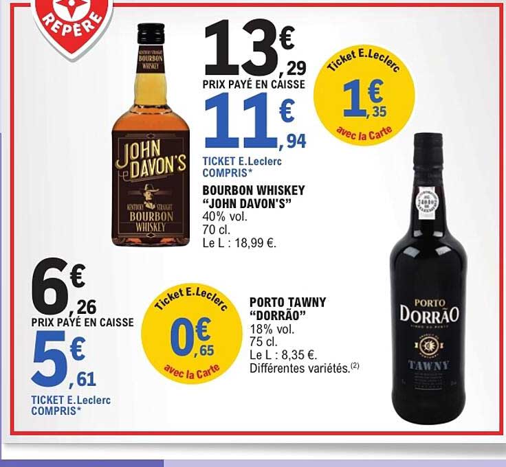 BOURBON WHISKEY “JOHN DAVON’S”