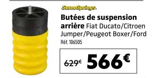 Butées de suspension arrière Fiat Ducato/Citroen Jumper/Peugeot Boxer/Ford