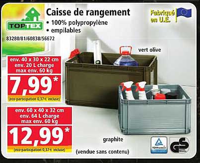 Caisse de rangement