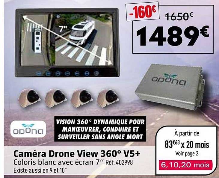 Caméra Drone View 360° V5+