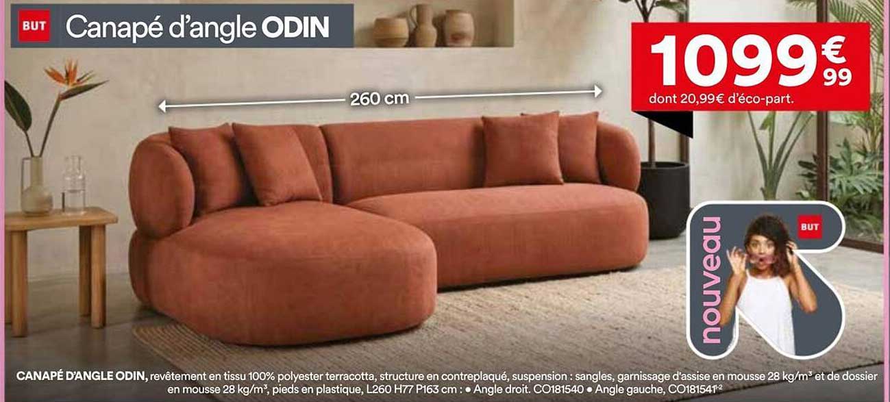 Canapé d’angle ODIN