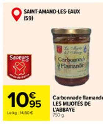 Carbonnade flamande LES MIJOTÉS DE L'ABBAYE 750 g