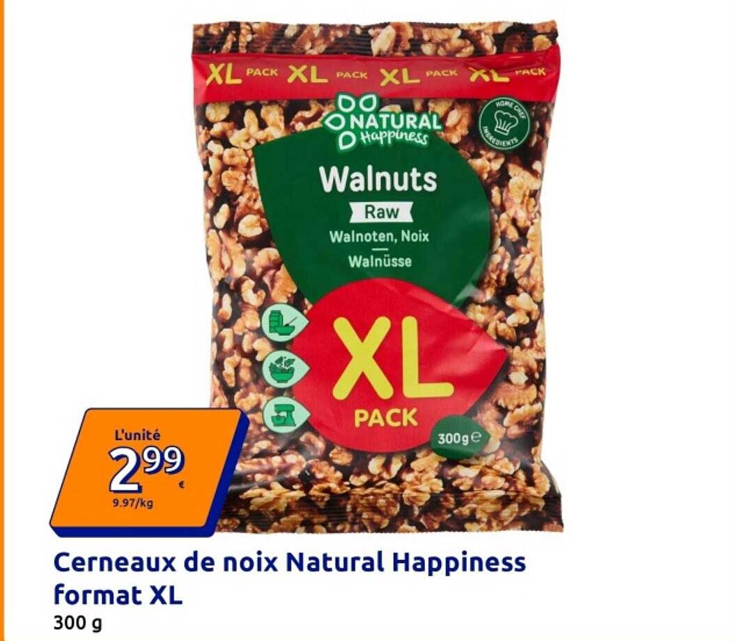 Cerneaux de noix Natural Happiness format XL