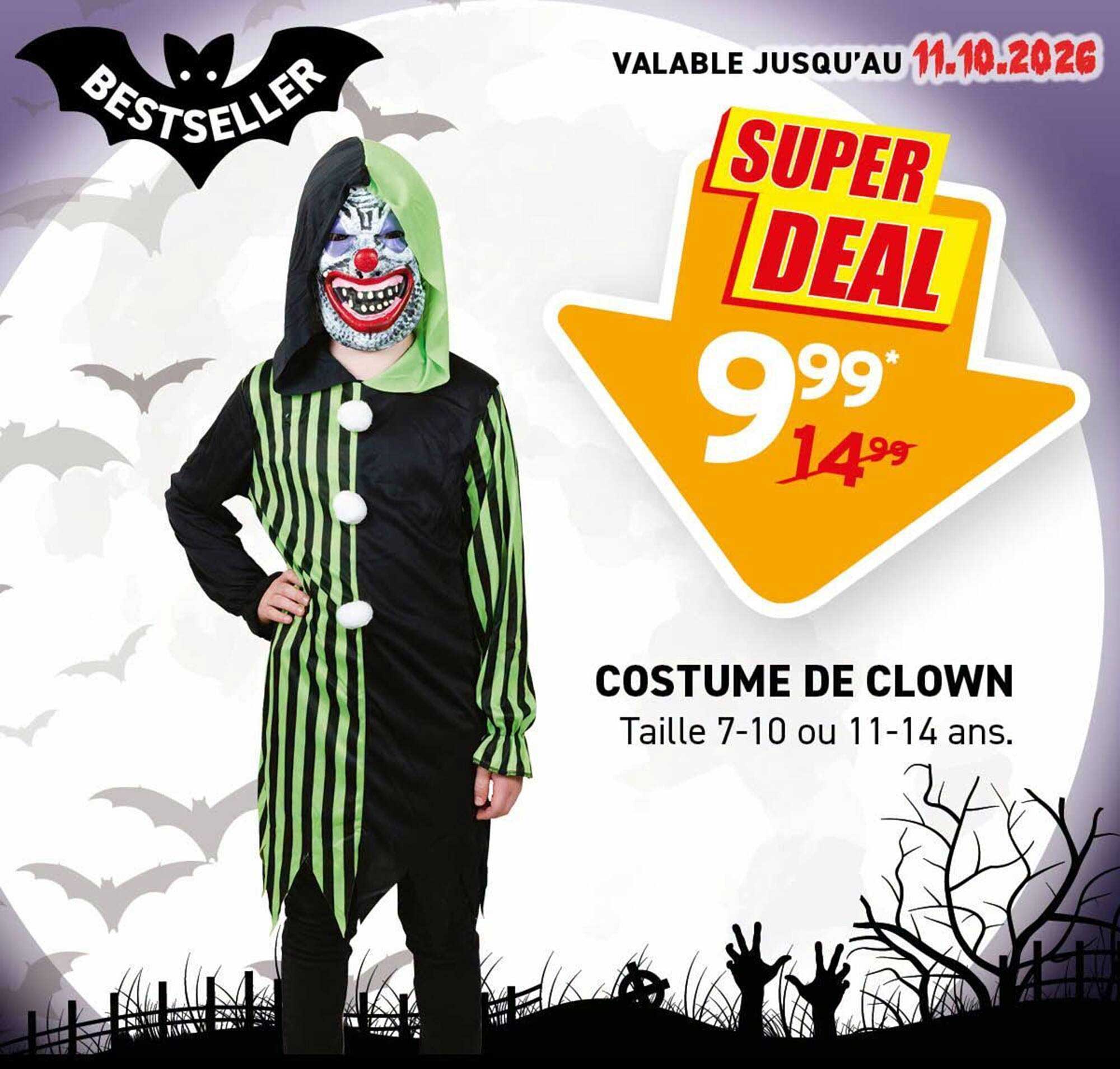 COSTUME DE CLOWN