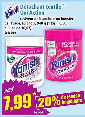 Détachant textile** Oxi Action