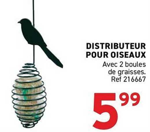 DISTRIBUTEUR POUR OISEAUX