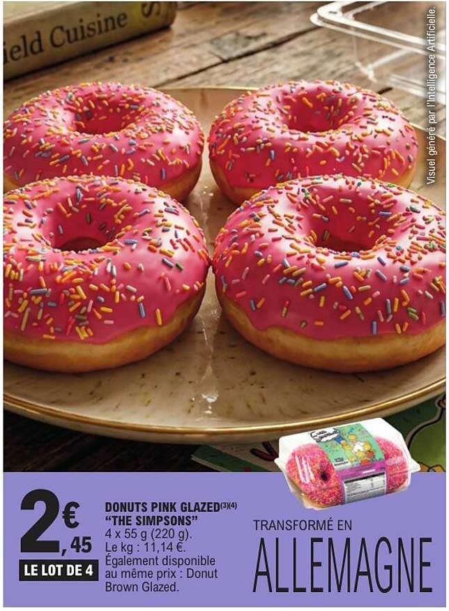 DONUTS PINK GLAZED “THE SIMPSONS”
