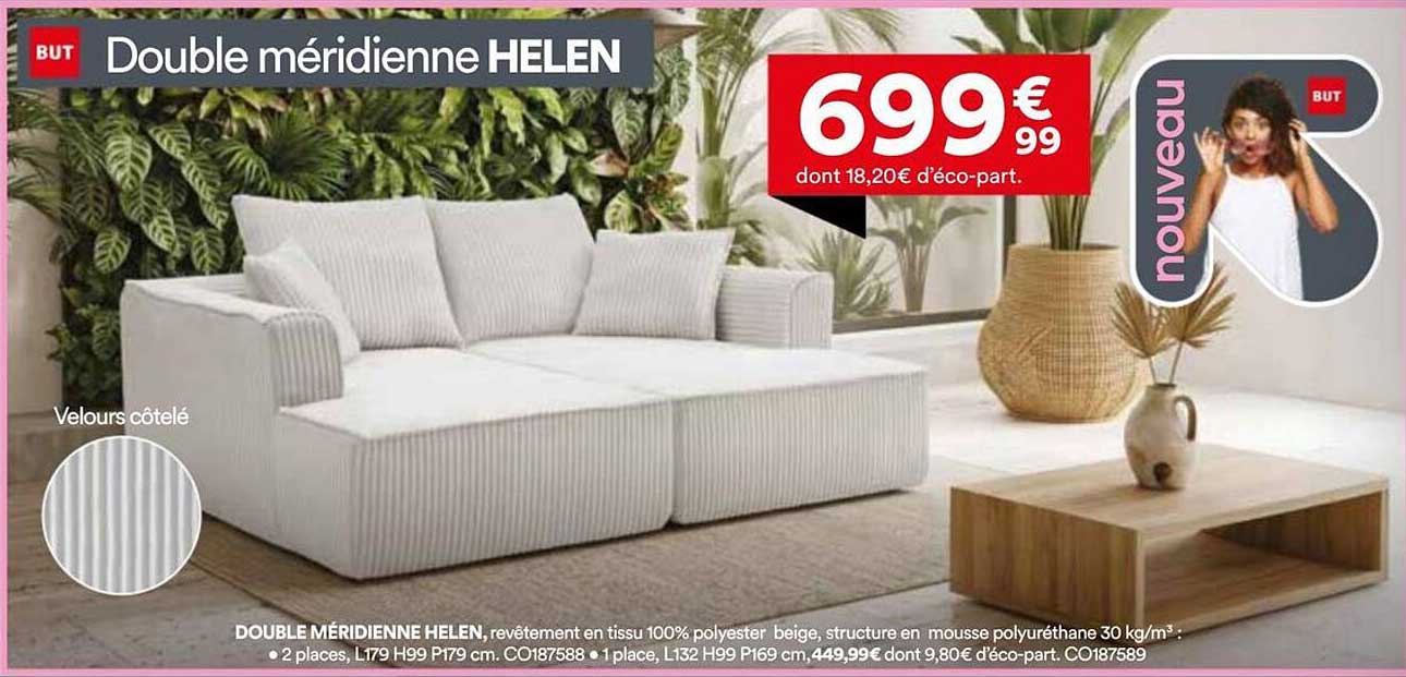 Double méridienne HELEN