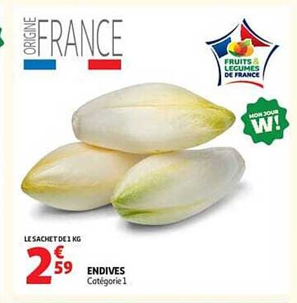 ENDIVES Catégorie 1