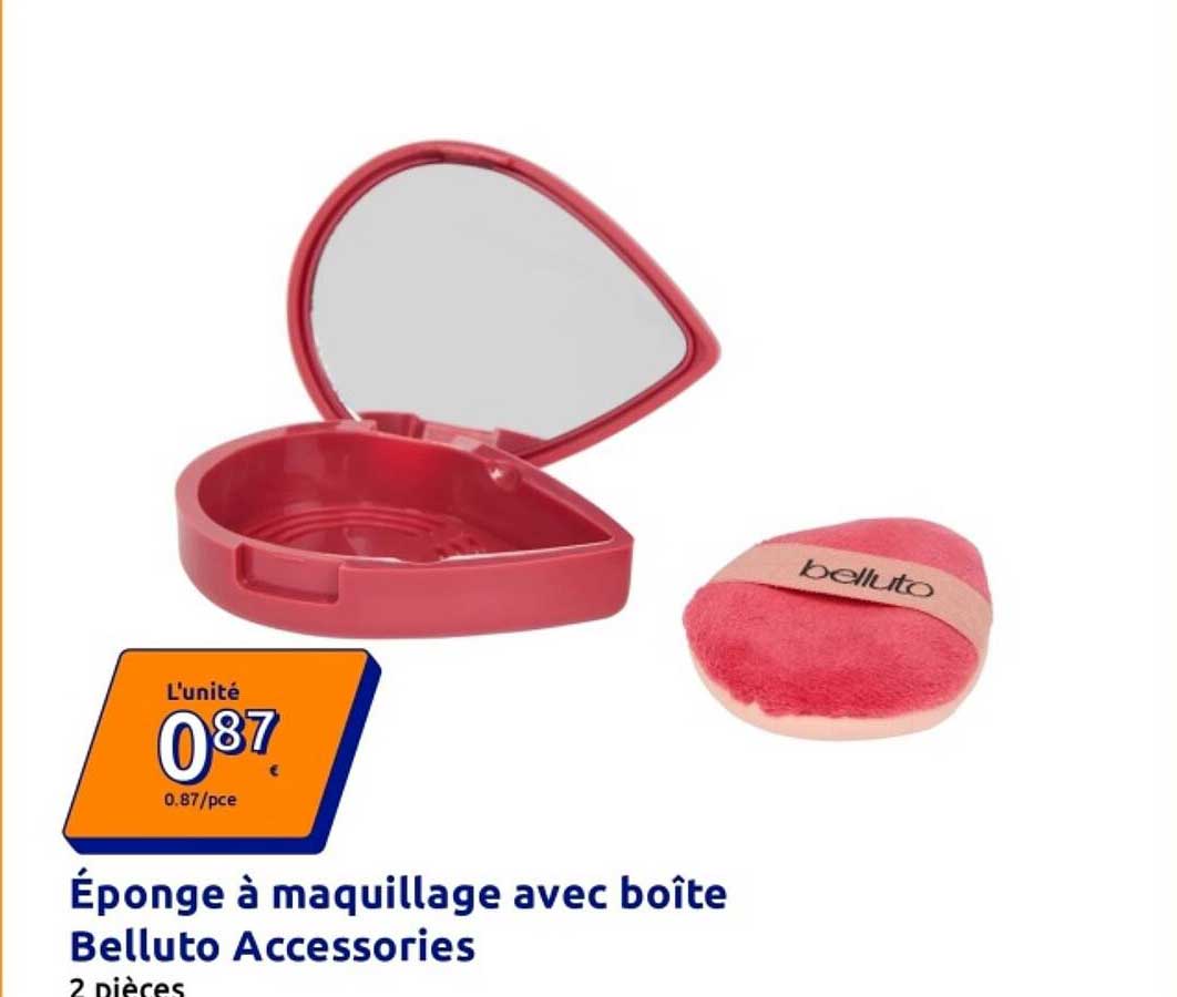 Éponge à maquillage avec boîte Belluto Accessories
