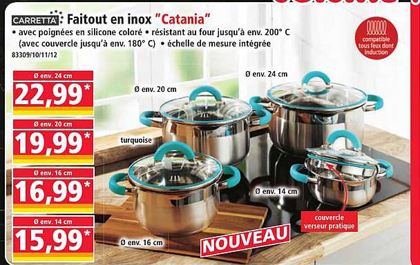 Faitout en inox “Catania”