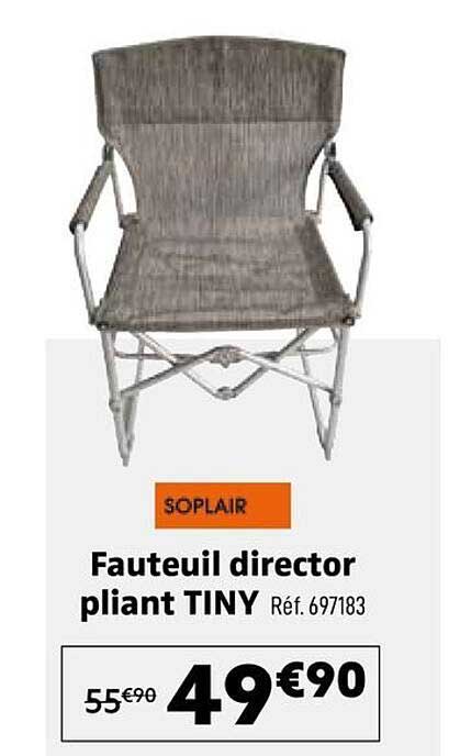 Fauteuil directeur pliant TINY Réf. 697183