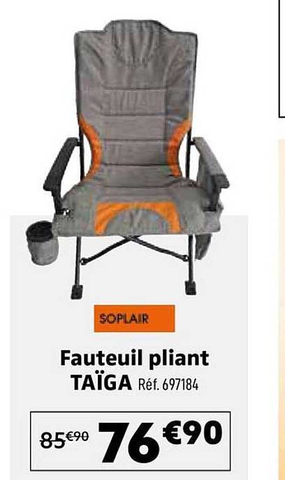 Fauteuil pliant TAÏGA Réf. 697184