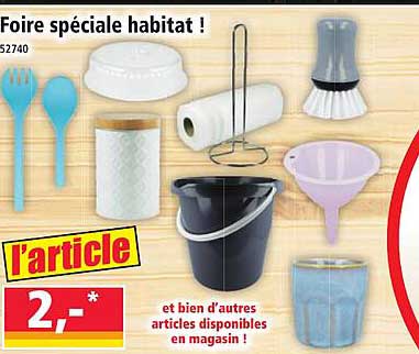 Foire spéciale habitat ! l'article